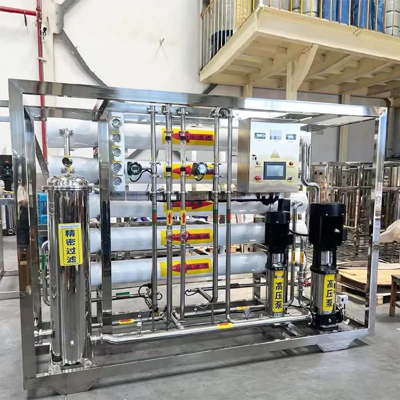 Peralatan Osmosis Balik Air Tulen Tahap 2 Untuk Industri Makanan