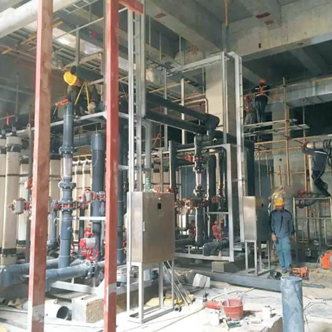 Bengkel rawatan air di tapak kes